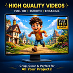 DIGITALORA™ 3000+ Cartoon Video Bundle